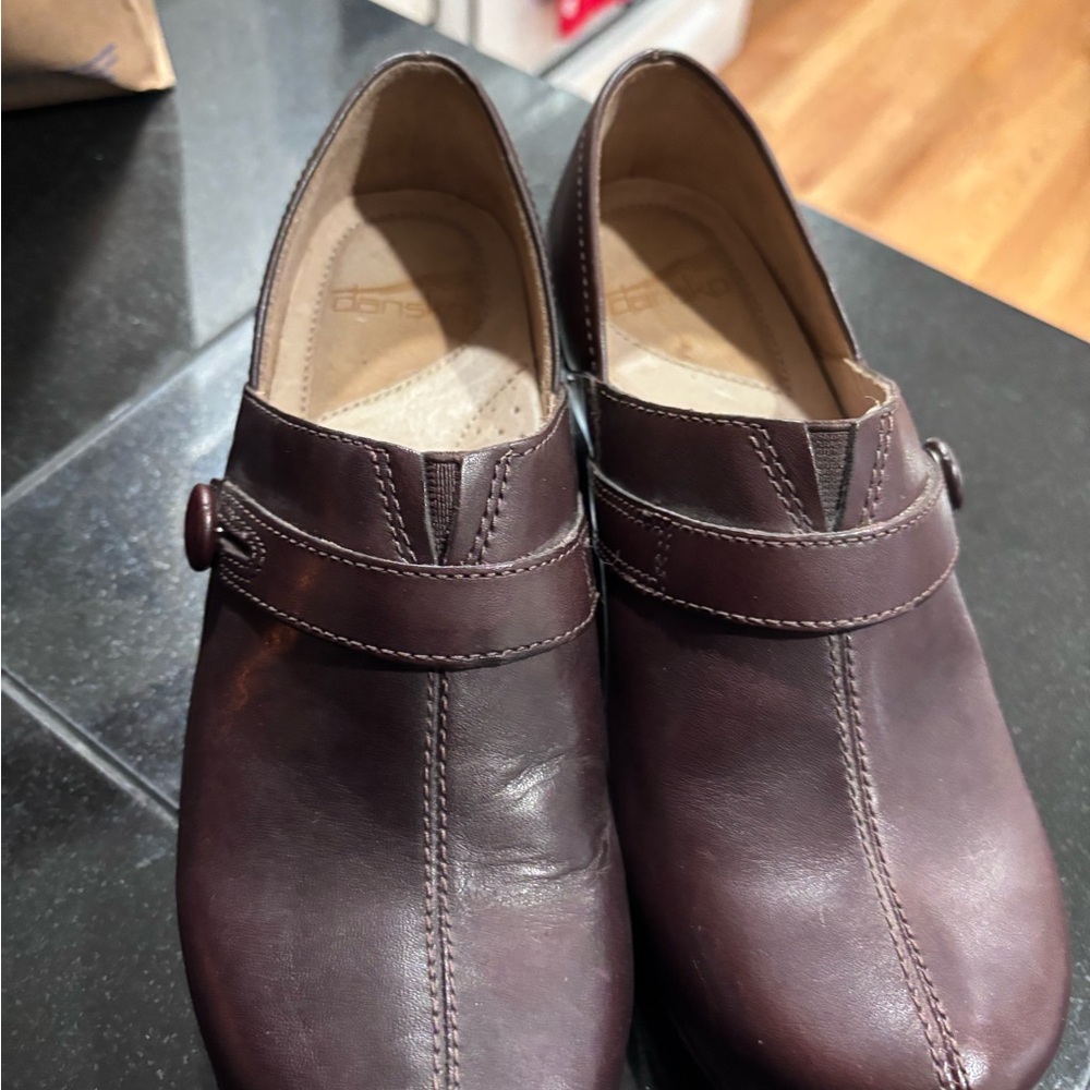 Dansko Women's  Brown Leather Loafers